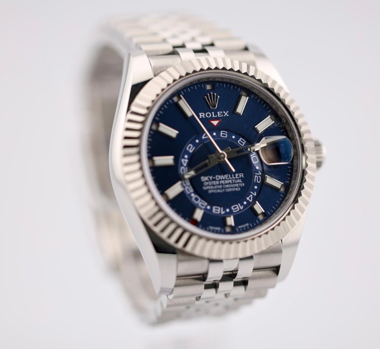 Rolex Sky-dweller 2022 Skydweller Stainless Steel Blue Jubilee 326934