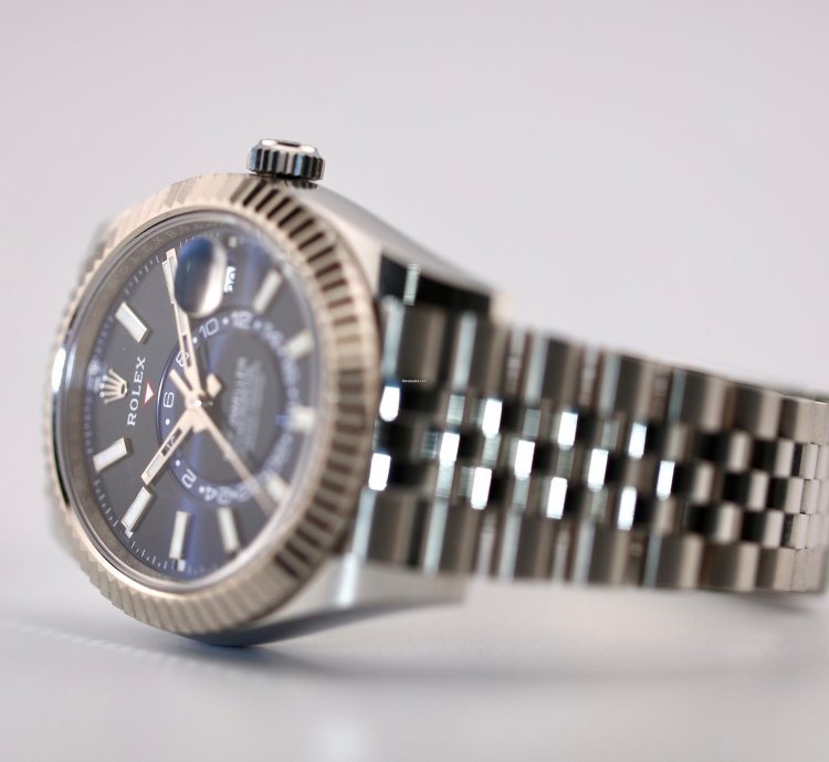 Rolex Sky-dweller 2022 Skydweller Stainless Steel Blue Jubilee 326934