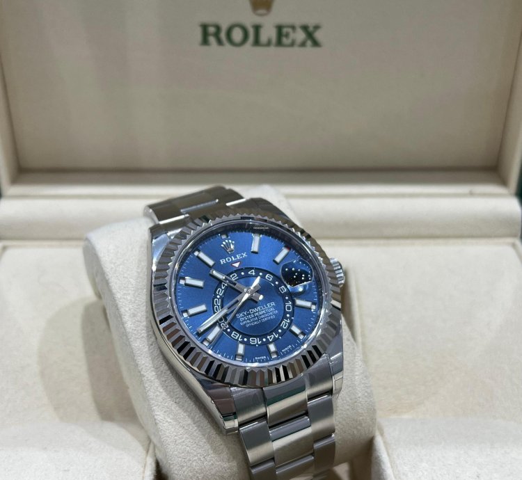 Rolex Sky-dweller 2023 Rolex Sky-dweller Blue Dial 326934 Unworn Box Papers 326934