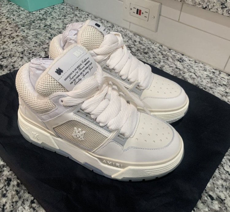 Amiri Ma-1 Off White Sneakers sz 7 Mens