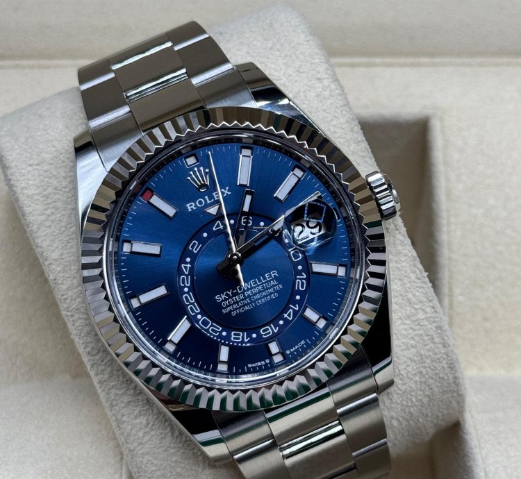 Rolex Sky-dweller 2024 Sky-dweller Blue Dial Unworn 336934 Box And Papers