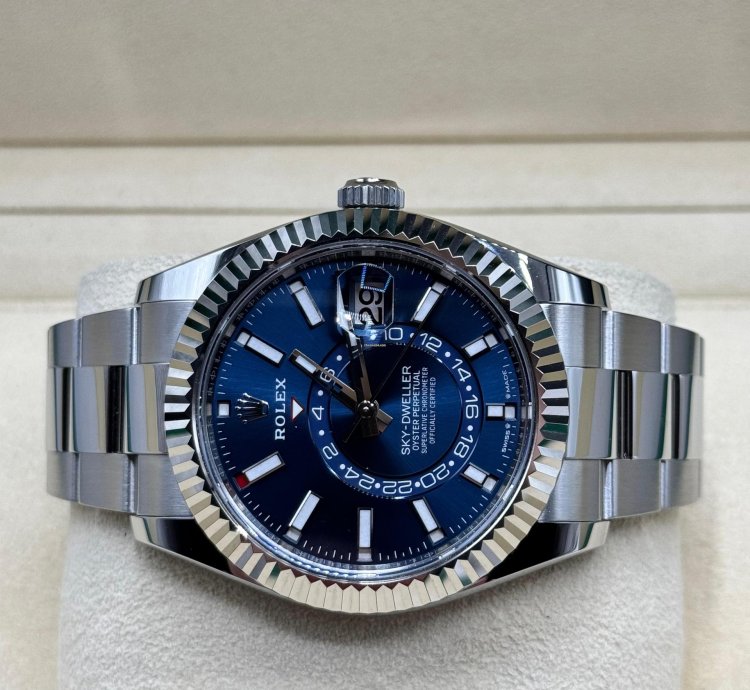 Rolex Sky-dweller 2024 Sky-dweller Blue Dial Unworn 336934 Box And Papers