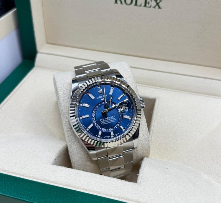 Rolex Sky-dweller 2024 Sky-dweller Blue Dial Unworn 336934 Box And Papers