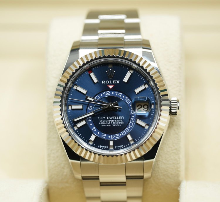 Rolex Sky-dweller 2024 Steel Sky-dweller Blue Dial Unworn Box And Papers 336934