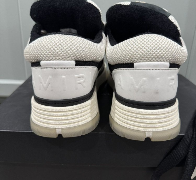 Amiri Ma-1 White And Black Sneaker