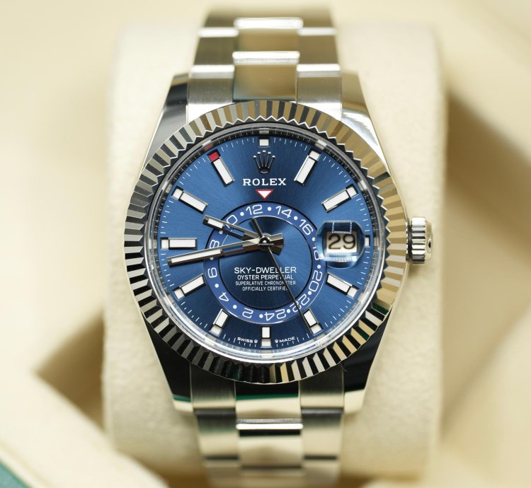 Rolex Sky-dweller 2024 Steel Sky-dweller Blue Dial Unworn Box And Papers 336934