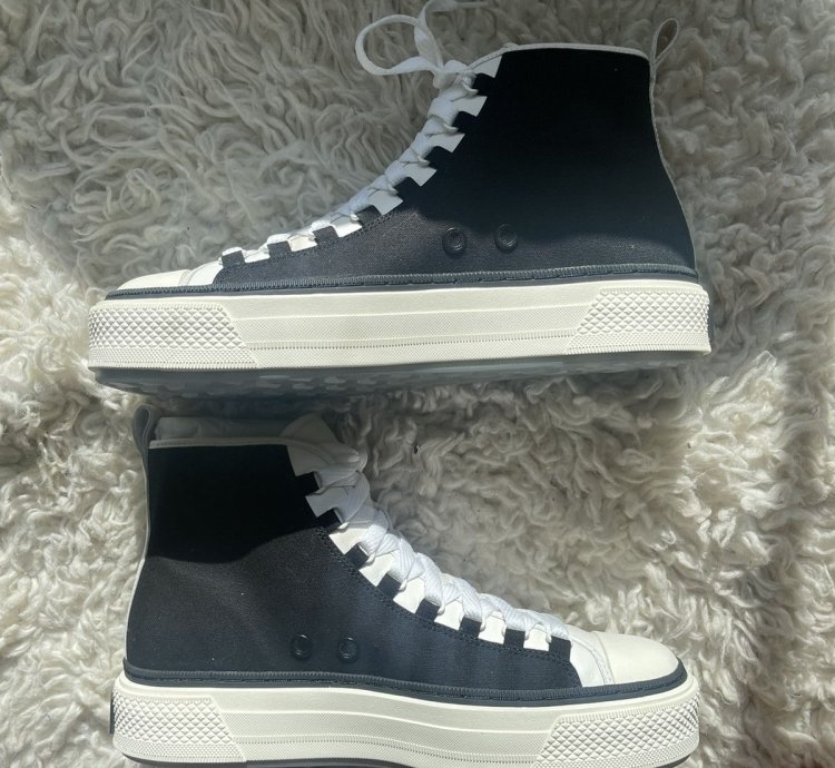 Amiri Men Black Court High-top Sneakers