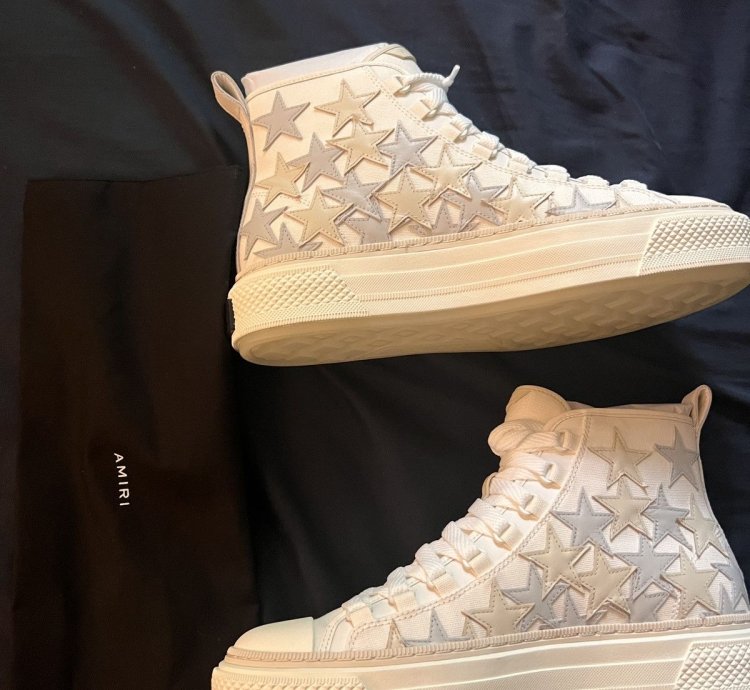 Amiri Men Stars Count High-top Sneakers