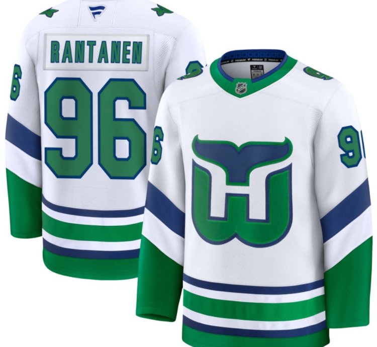 Mens Mikko Rantanen Jersey 96 Carolina Hurricanes All Stitched White