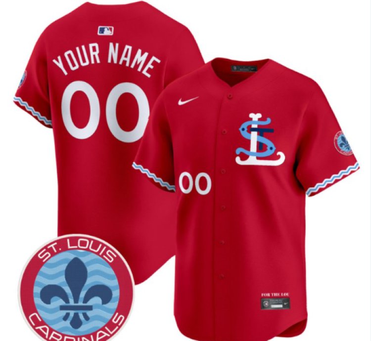 Custom St Louis Cardinals Jersey City Connect Vapor Premier Limited Stitched