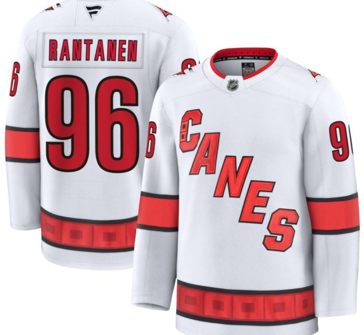 Mens Mikko Rantanen Jersey 96 Carolina Hurricanes All Stitched