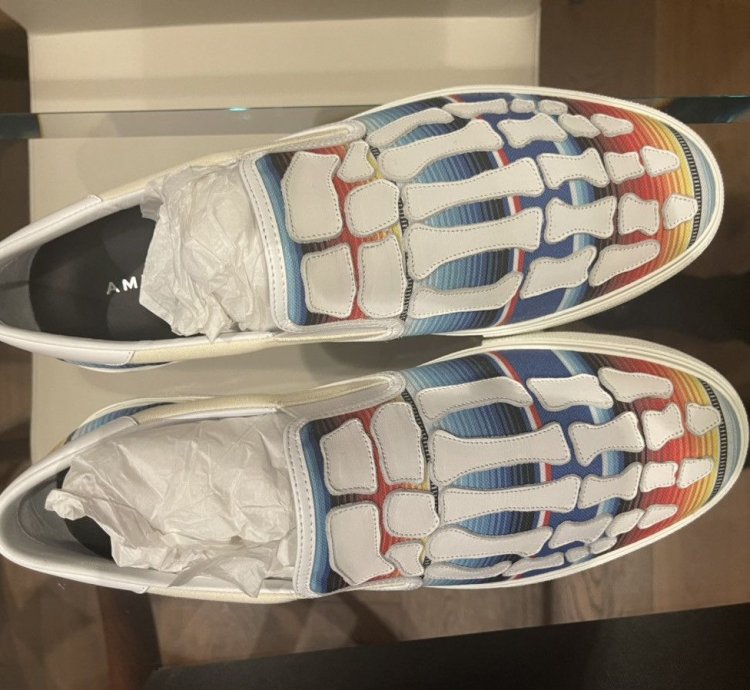Amiri Mr Porter Skel Slip Ons