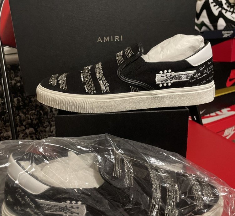 Amiri Music Note Slip On - Rare