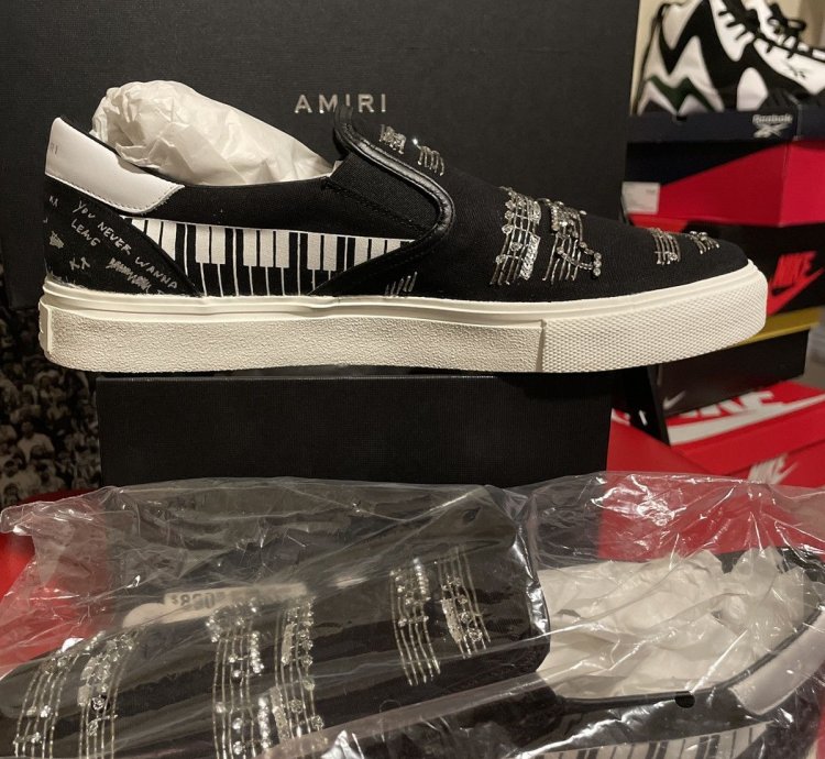 Amiri Music Note Slip On - Rare