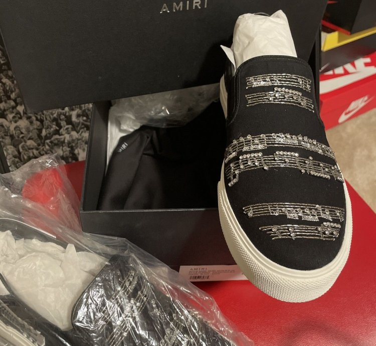 Amiri Music Note Slip On - Rare