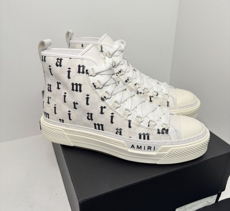 Amiri Old English Court High White Black