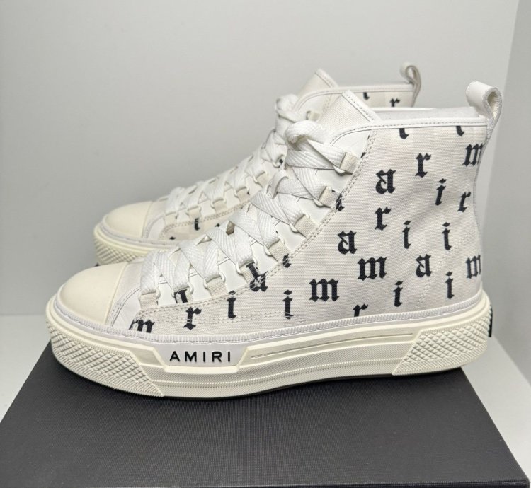 Amiri Old English Court High White Black
