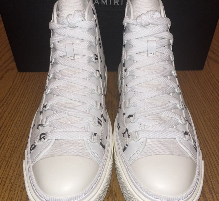 Amiri Old English Court High-top Sneaker