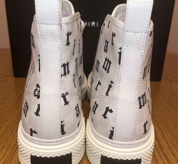 Amiri Old English Court High-top Sneaker