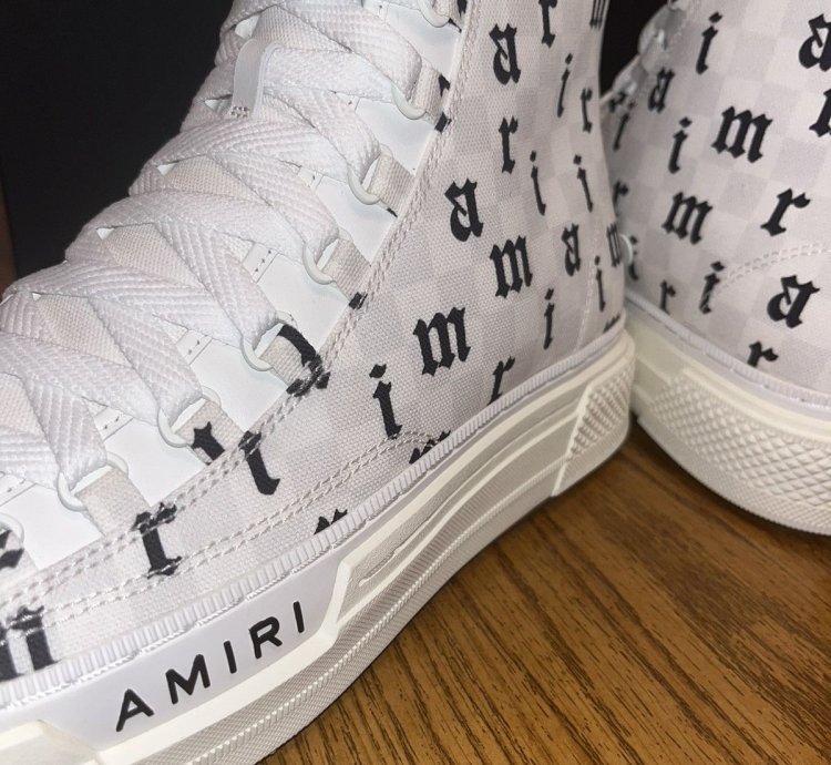 Amiri Old English Court High-top Sneaker