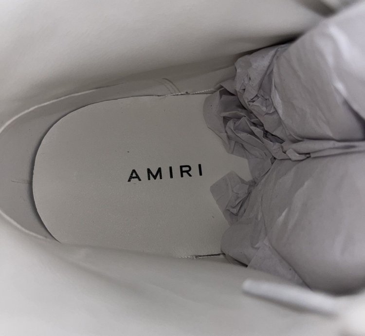 Amiri Old English Court High-top Sneaker