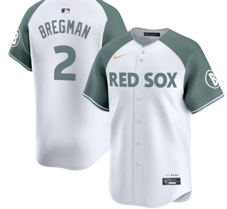 Alex Bregman Jersey 2 Boston Red Sox 2025 City Connect Vapor Premier Limited Stitched Alternate