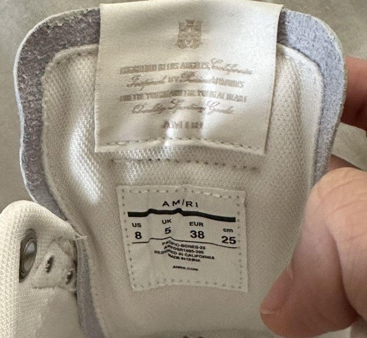 Amiri Pacific Bones Sneaker