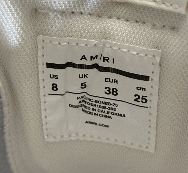 Amiri Pacific Bones Sneaker