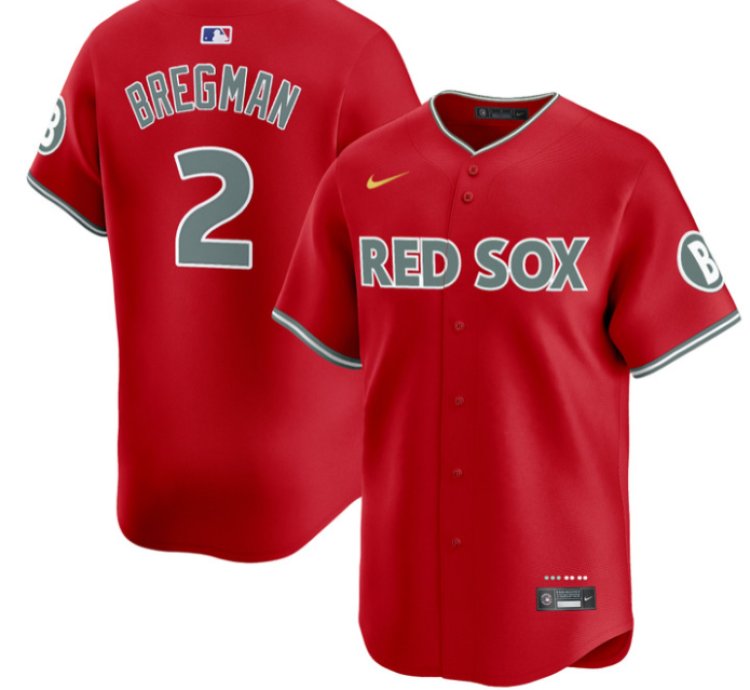 Alex Bregman Jersey 2 Boston Red Sox 2025 City Connect Vapor Premier Limited Stitched Red