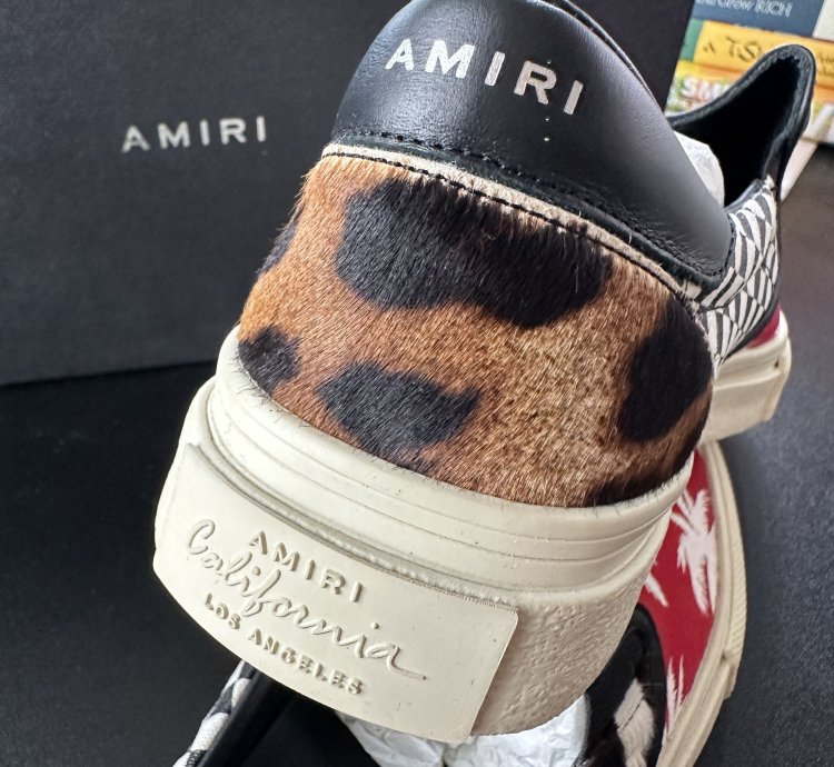 Amiri Patchwork Palm Slip-on Sneakers