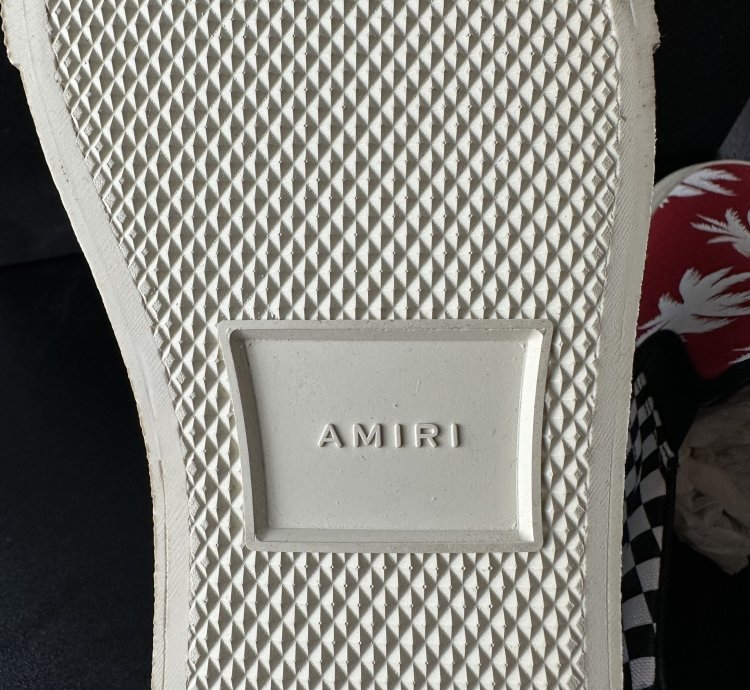 Amiri Patchwork Palm Slip-on Sneakers