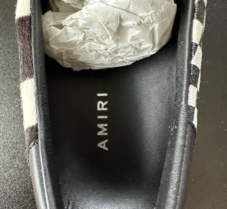 Amiri Patchwork Palm Slip-on Sneakers
