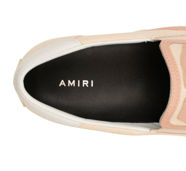 Amiri Pink Skeleton Slip-ons Size 42