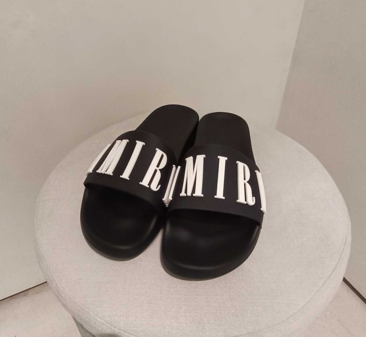Amiri Poolslide Black