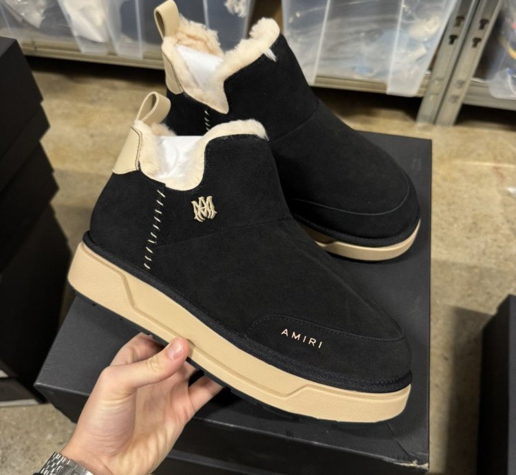 Amiri Shearling Lined Malibu Boots New 810