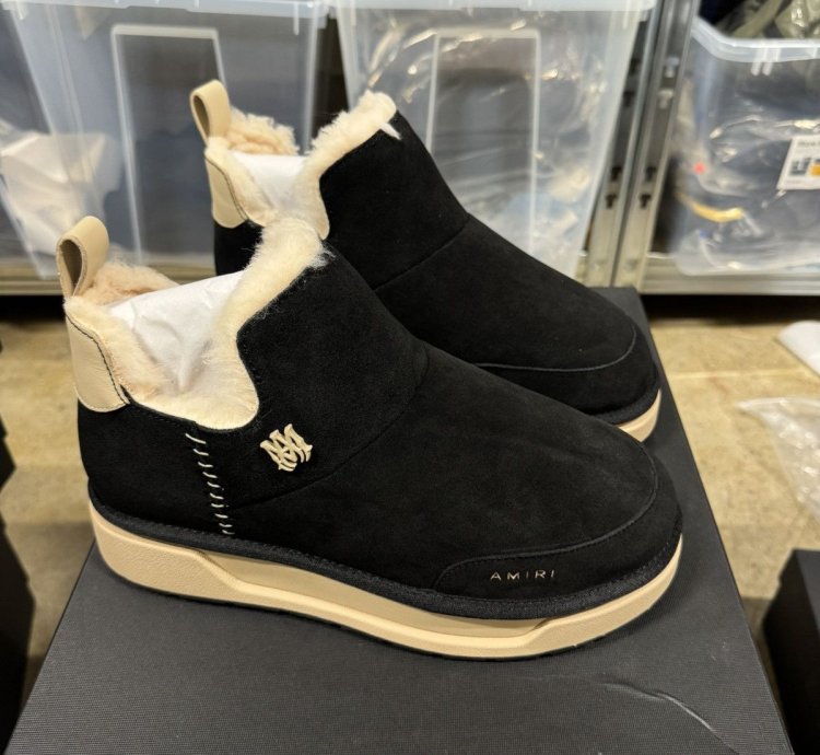 Amiri Shearling Lined Malibu Boots New 810