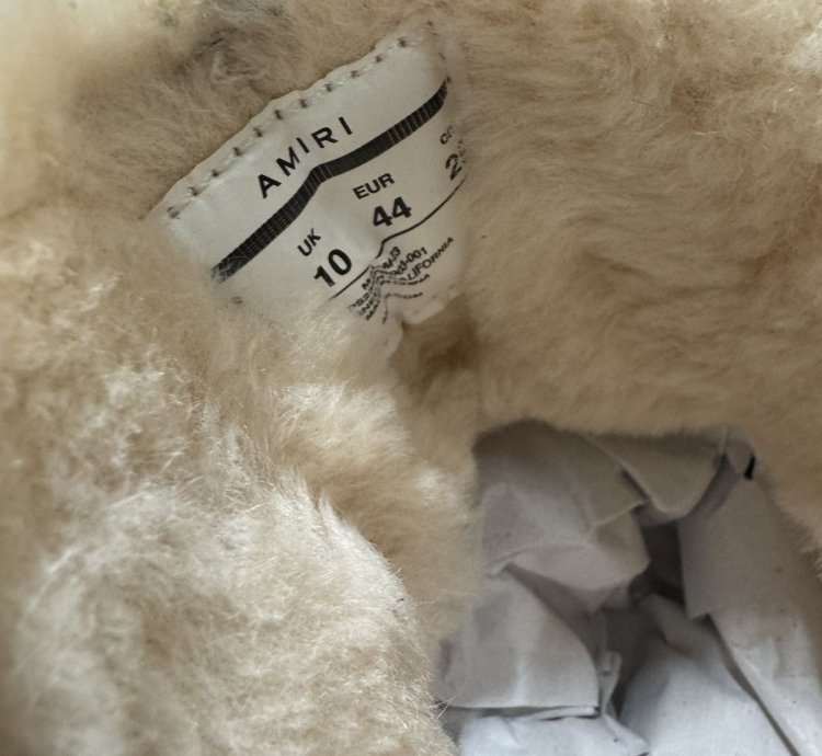 Amiri Shearling Lined Malibu Boots New 810