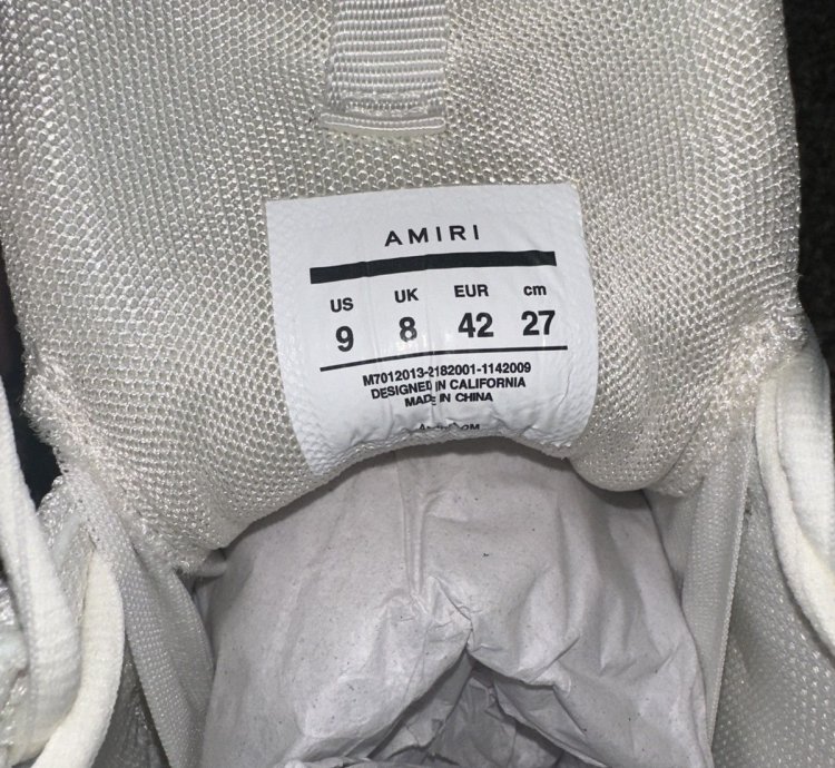 Amiri Shoes