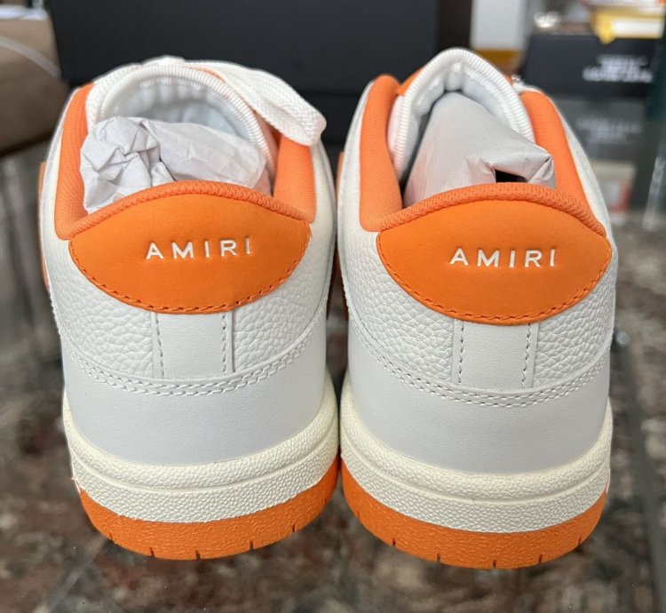 Amiri Skel Bone Low Top Sneakers