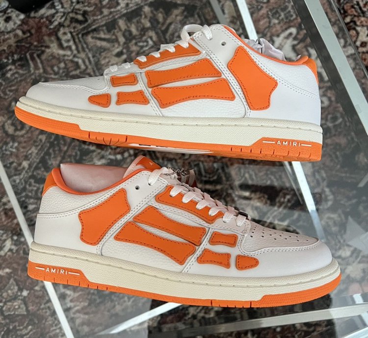 Amiri Skel Bone Low Top Sneakers