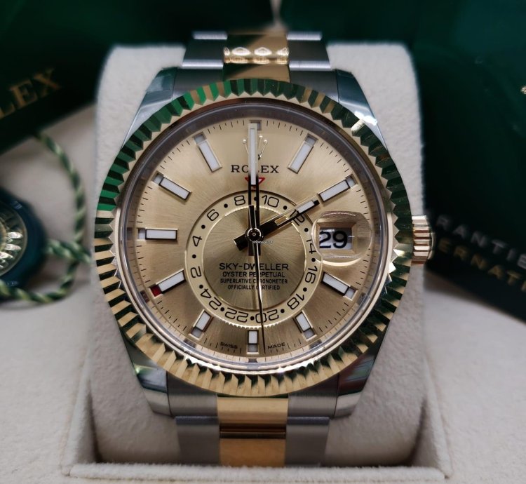 Rolex Sky-dweller 326933 Champagne Oyster - New 2023