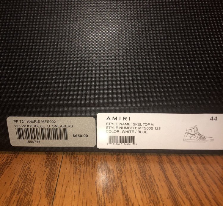Amiri Skel High-top Sneaker