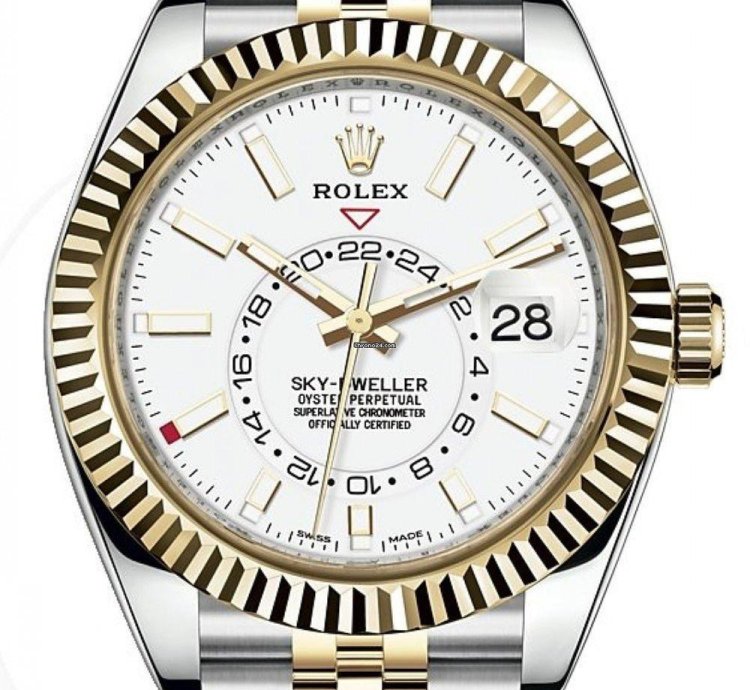 Rolex Sky-dweller 326933 White Jubilee Bracelet