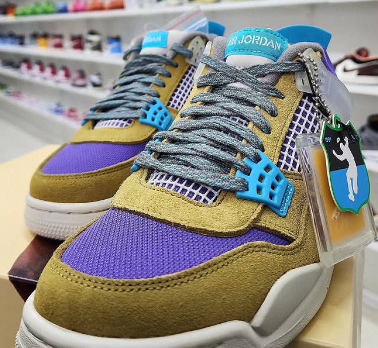 Air Jordan 4 X Union La Desert Moss