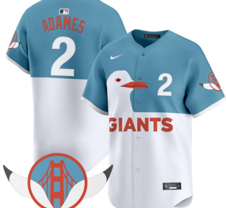 Willy Adames Jersey 2 San Francisco Giants Seagull 2025 Vapor Premier Limited Stitched