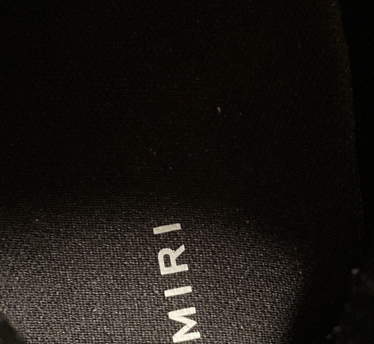 Amiri Skel Hightops Black And White Eu 43 Us 10 Skeleton