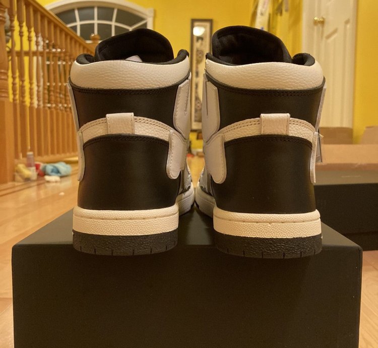 Amiri Skel Hightops Black And White Eu 43 Us 10 Skeleton