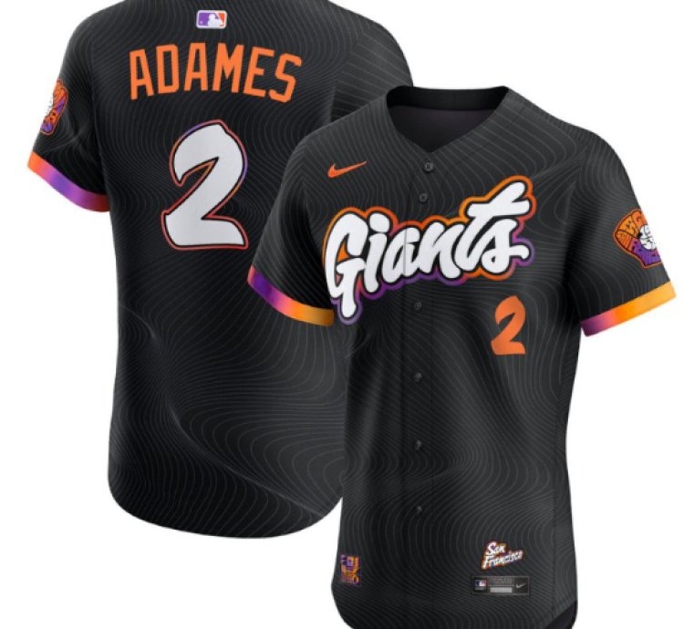 Willy Adames Jersey 2 San Francisco Giants 2025 City Connect Vapor Premier Elite Stitched
