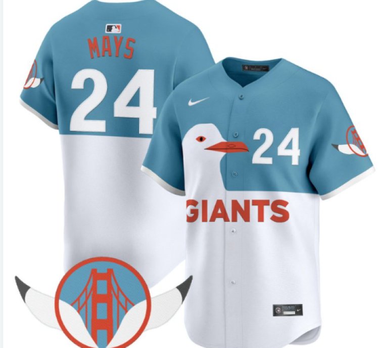 Willie Mays Jersey 24 San Francisco Giants Seagull 2025 Vapor Premier Limited Stitched