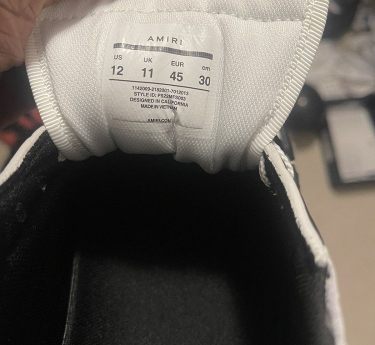 Amiri Skel Low Top